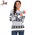 Good sale thick knitted jacquard adult ugly christmas sweater jumpers